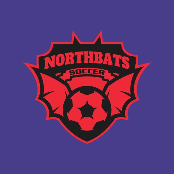 North bats Tournament Soccer logo template Thumbnail