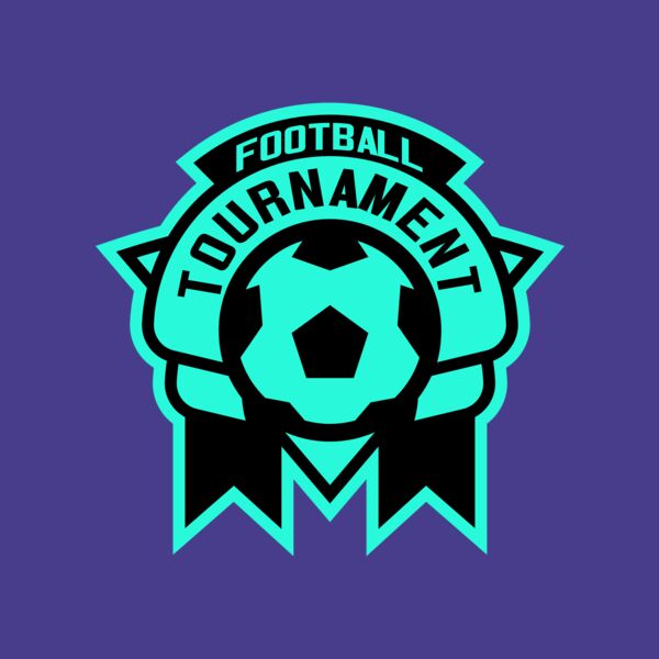 Tournament Football logo template Thumbnail