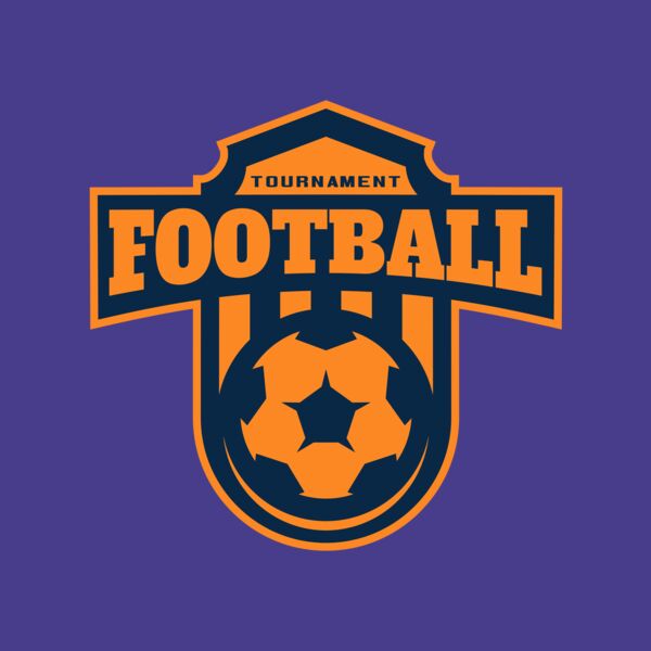 Football Tournament logo template Thumbnail