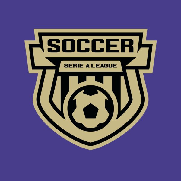 Serie a league soccer logo template Thumbnail