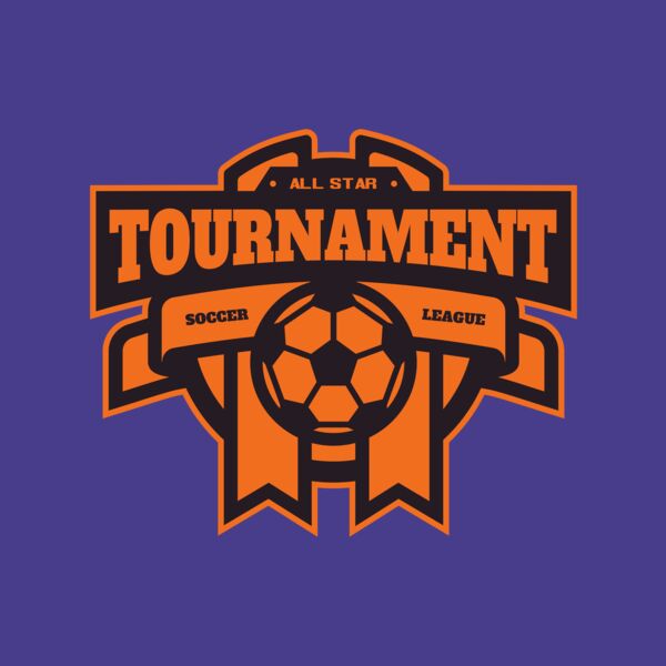 Tournament Soccer league logo template Thumbnail