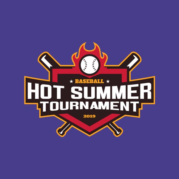Hot Summer Tournament Baseball logo 01 Thumbnail