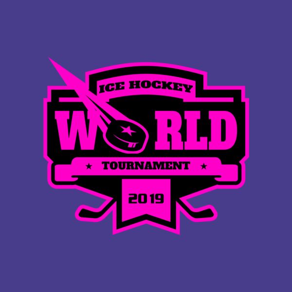World Ice Hockey Tournament logo template Thumbnail