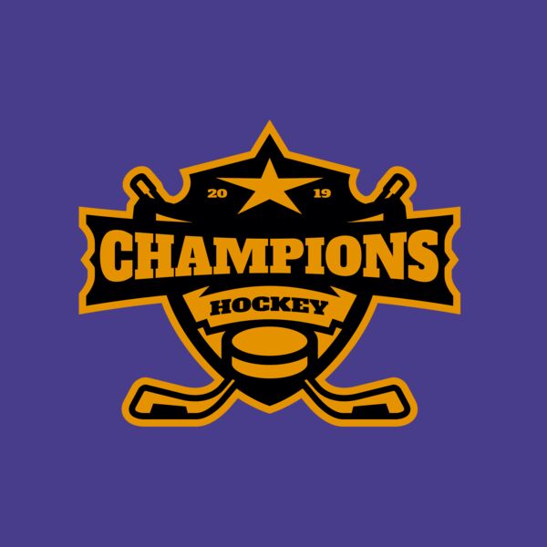 Champions Hockey logo template 02 Thumbnail