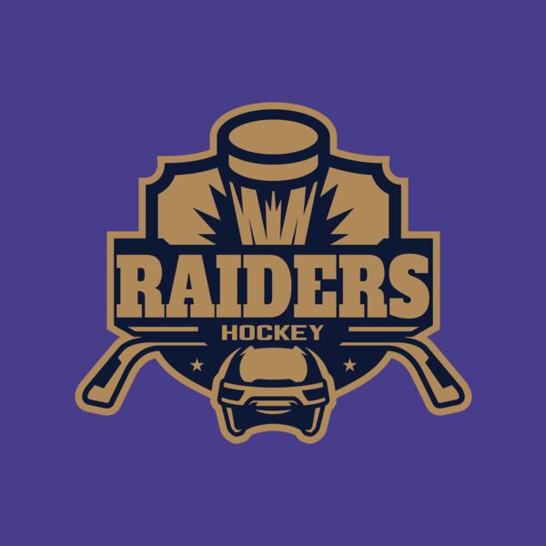 Raiders Hockey logo template Thumbnail