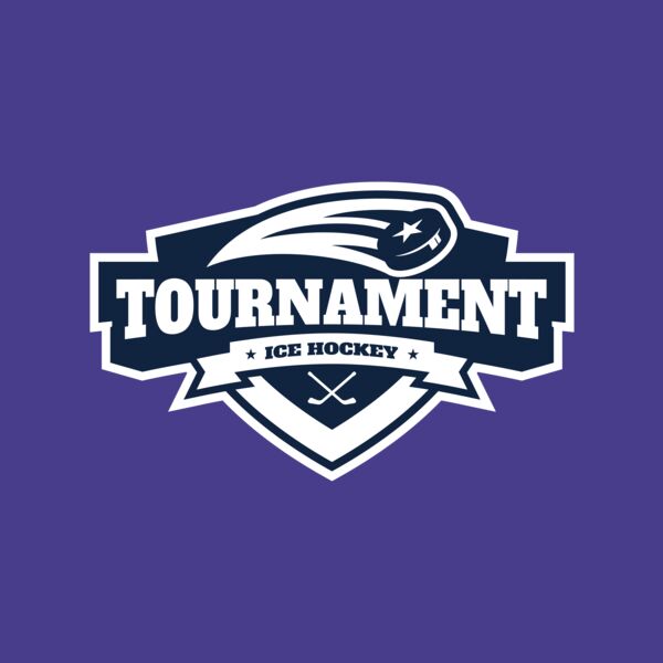 Tournament Ice Hockey logo template 02 Thumbnail