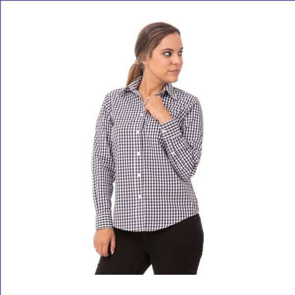 Womens Gingham Dress Shirt Thumbnail