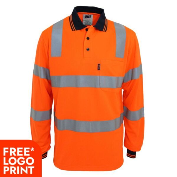 Hi Vis Biomotion Tapped Polo Thumbnail