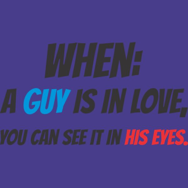 When A Guy is in Love Thumbnail
