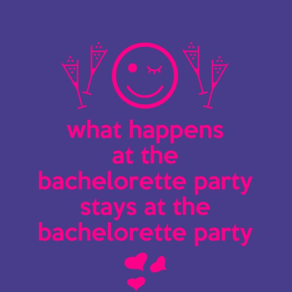 What happens at the bacheloratte party stays at the bacheloratte party Thumbnail